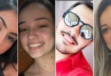 Jovens mortos em acidente são enterrados