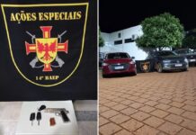 Em Taquarituba, quadrilha especializada em roubos e clonagem de veículos é presa