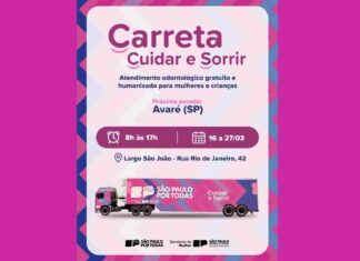 Avaré recebe Carreta Odontológica com atendimento gratuito para mulheres e crianças