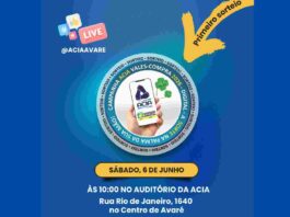 ACIA realiza neste sábado (6) o primeiro sorteio da campanha “A Sorte na Palma da Sua Mão 2026”