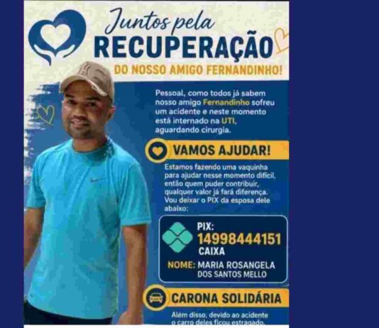 Imprudência com bike elétrica deixa técnico de Avaré na UTI e gera onda de solidariedade