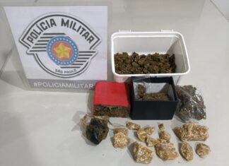Polícia Militar descobre ponto de tráfico em chácara e prende homem com drogas em Manduri