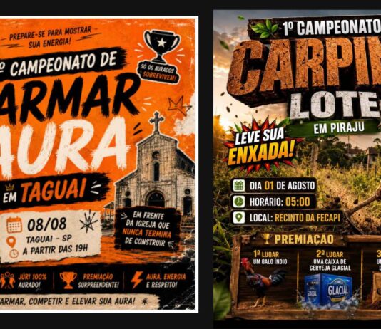Com direito a “enxada”: onda de “Farmar Aura” e eventos inusitados tomam conta da região