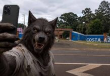 “Lobisomem” no Costa Azul vira meme e se torna ‘garoto-propaganda’ de empresas