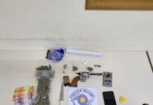 Operação Grande Envergadura: PM prende casal por tráfico, associação e posse de arma no bairro Jatobá