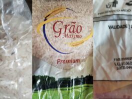 Mãe encontra carunchos em pacote de arroz da cesta básica escolar de Avaré