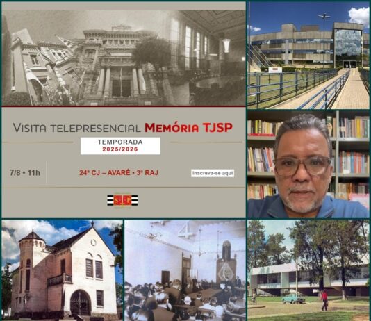 Visita telepresencial “Memória TJSP” enfoca a 24ª Circunscrição Judiciária de Avaré