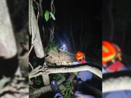 Adolescente é resgatado em cachoeira após ser deixado no local por amigos em Botucatu