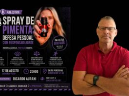 Especialista em segurança fará palestra gratuita sobre o uso consciente do spray de pimenta