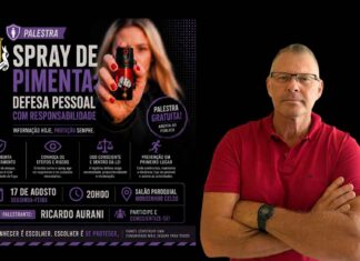 Especialista em segurança fará palestra gratuita sobre o uso consciente do spray de pimenta