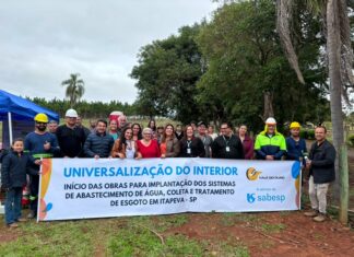 Sabesp inicia obras de redes de água e esgoto em Itapeva