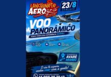 Avaré terá voos panorâmicos neste domingo, dia 23