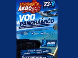 Avaré terá voos panorâmicos neste domingo, dia 23