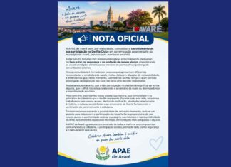 APAE cancela participação no Desfile de 165 anos de Avaré por causa do tempo; Prefeitura não se manifestou sobre realização do evento