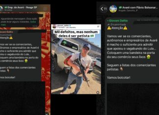 Vice-Presidente do PL espalha lista de boicote a mais de 60 comerciantes e profissionais em Avaré