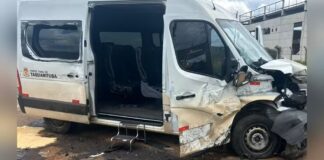 Acidente na SP-255: Van com pacientes de hemodiálise colide com caminhão-guincho em Avaré